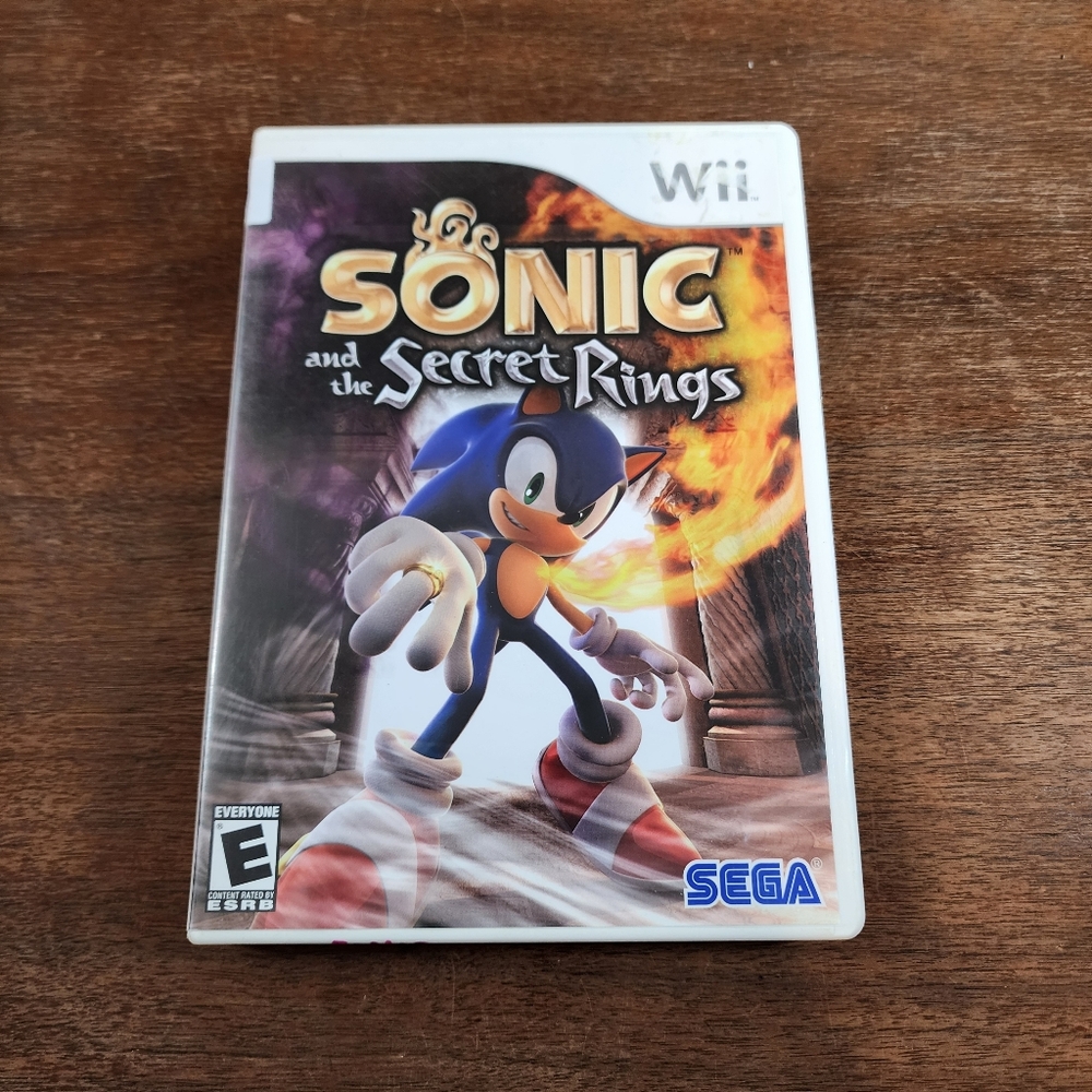 Nintendo Wii Sonic and the Secret Rings Game CIB